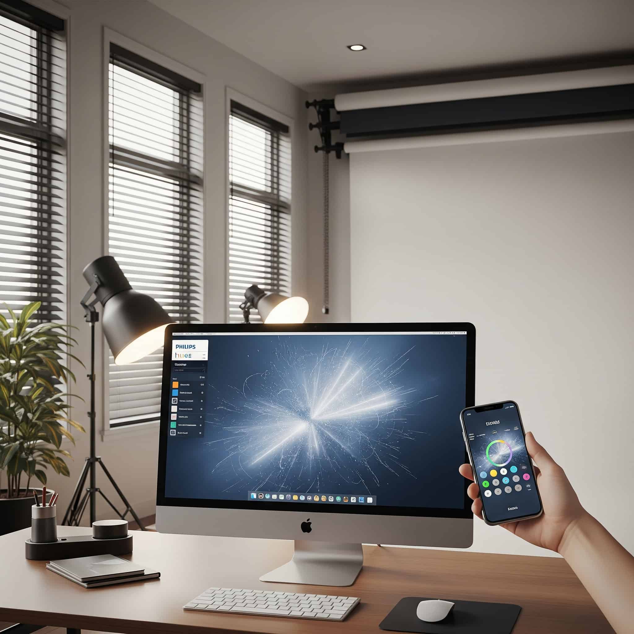 Smart home studio.