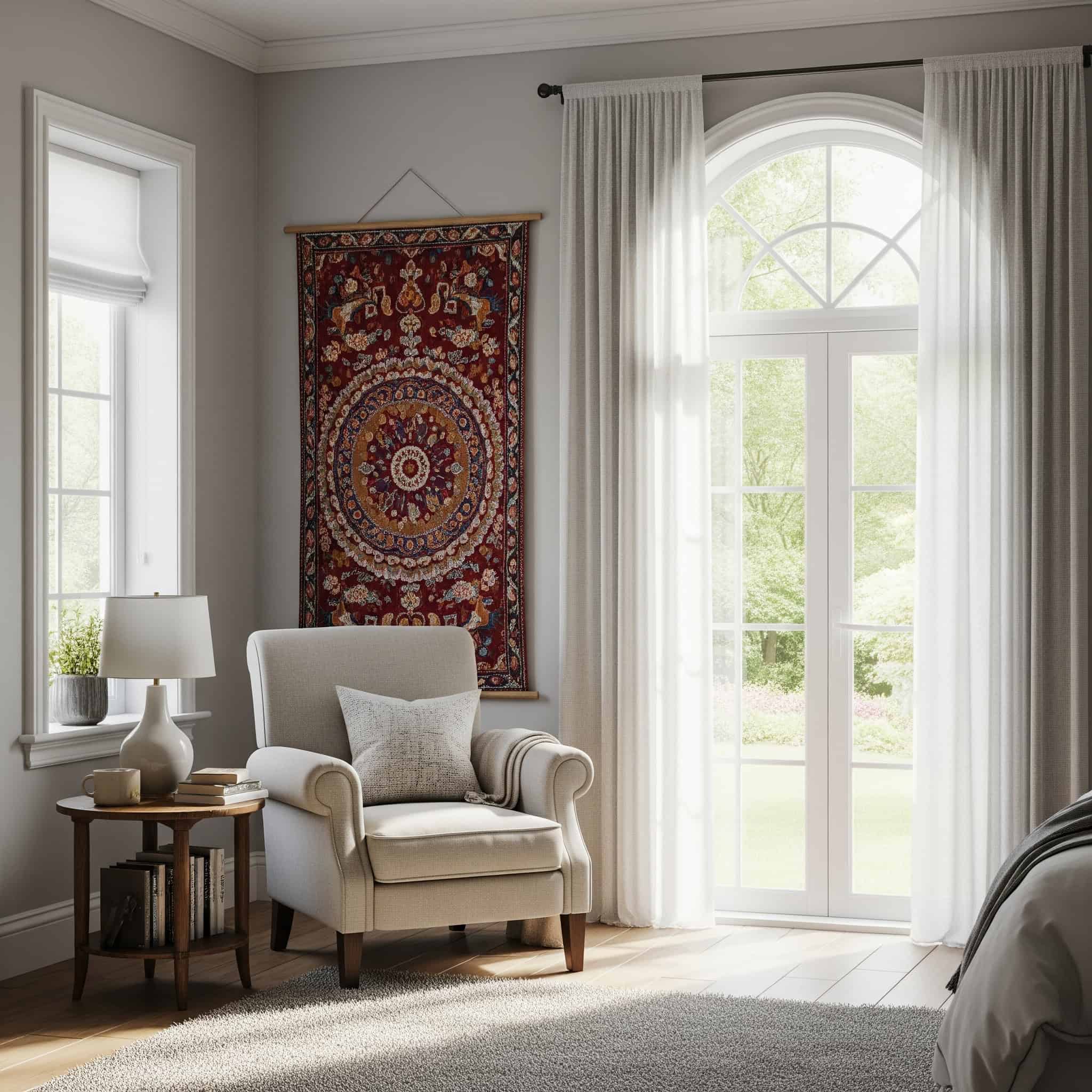 Bedroom reading nook
