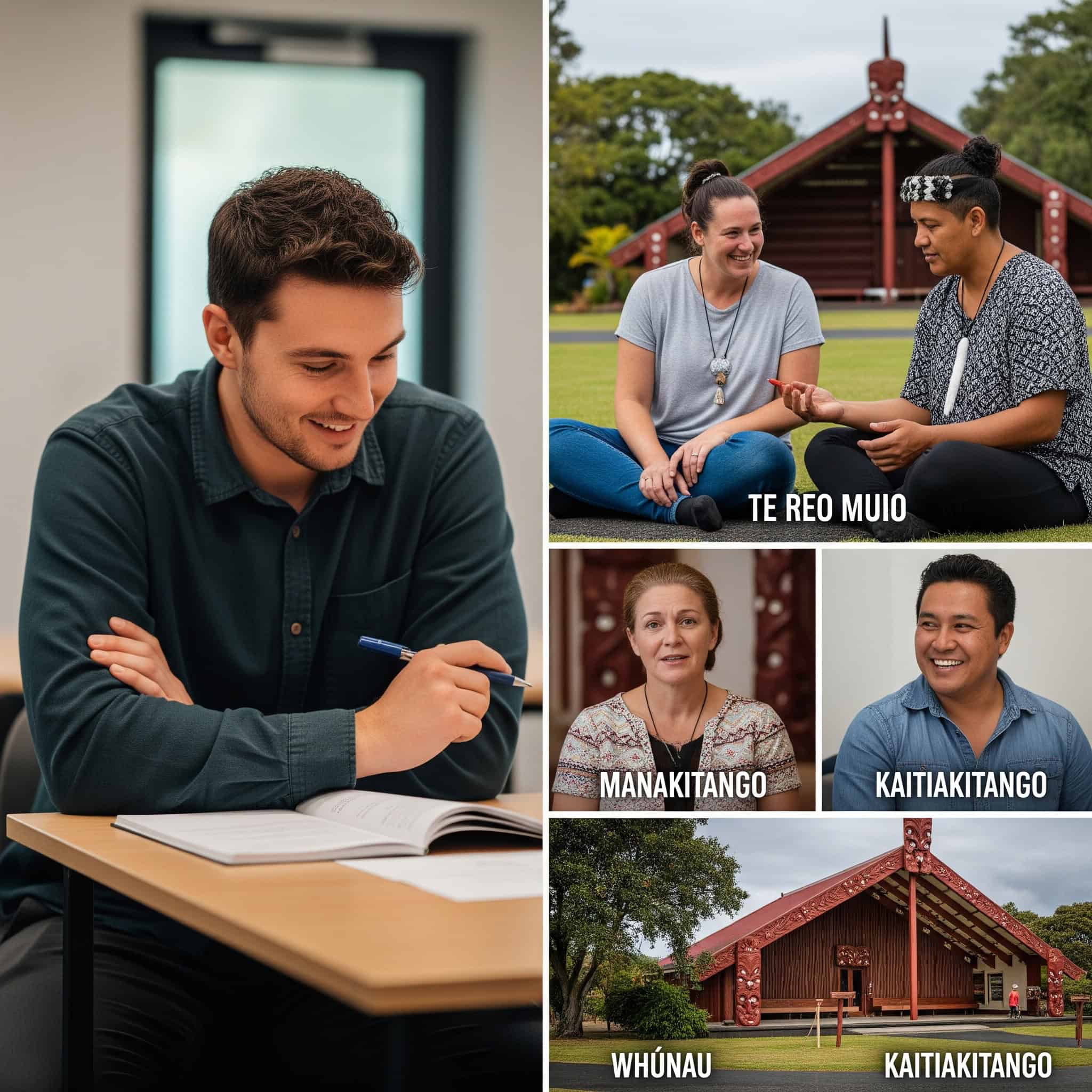 American learns Te Reo and protocol in New Zealand.