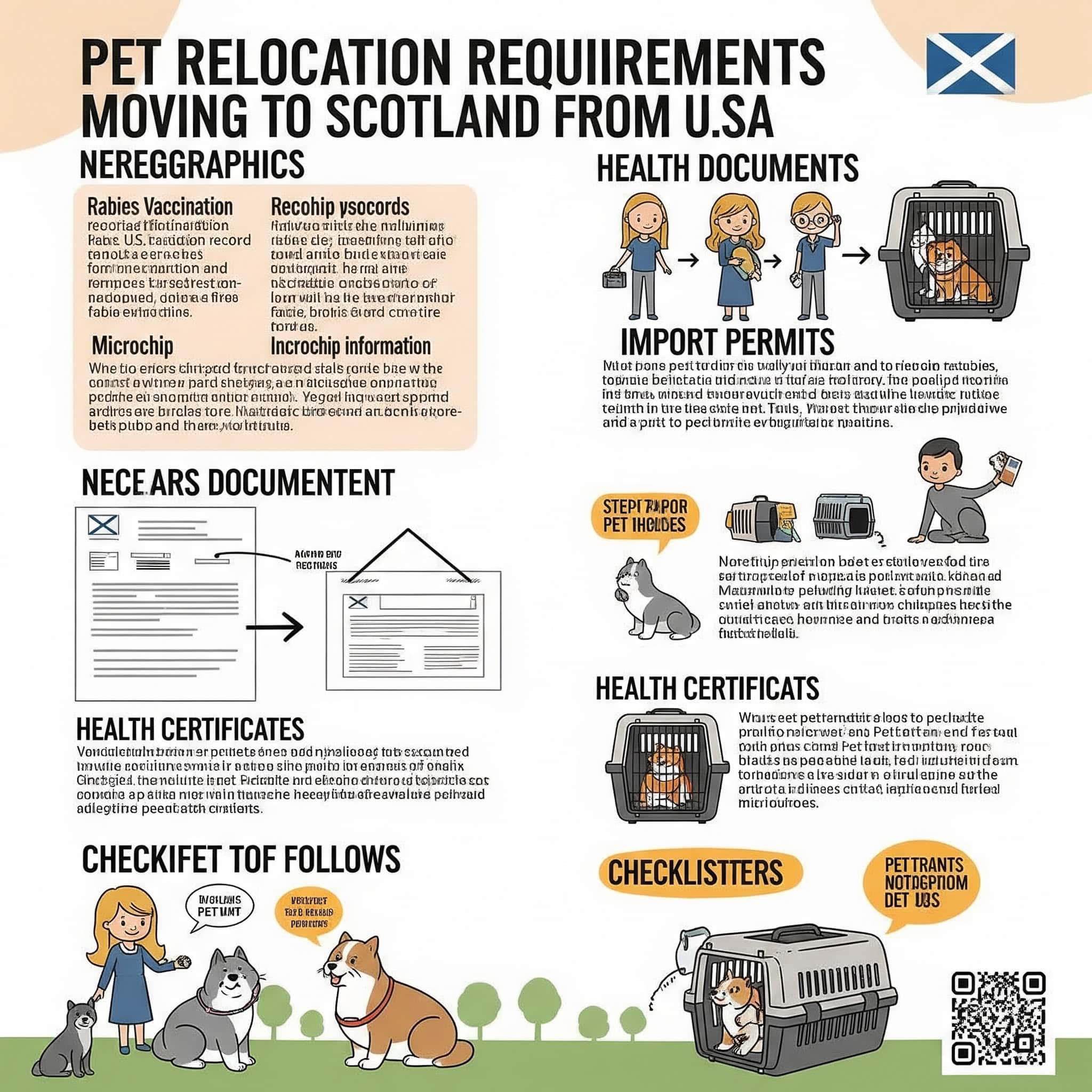 Pet relocation requirements for moving to Scotland from the US