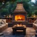 diy outdoor fireplace