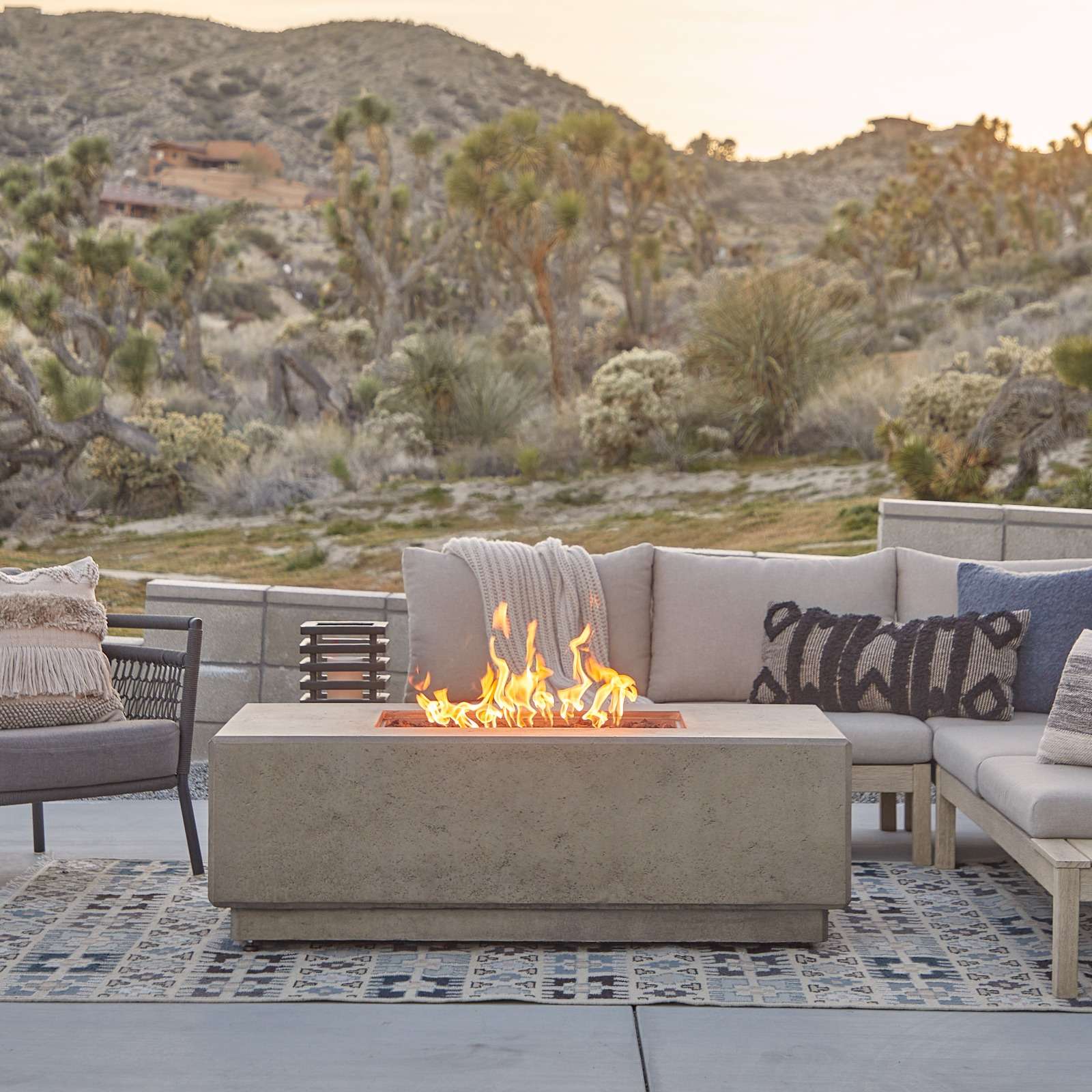 Ephraim Fire Pit Table With Hidden Propane Tank