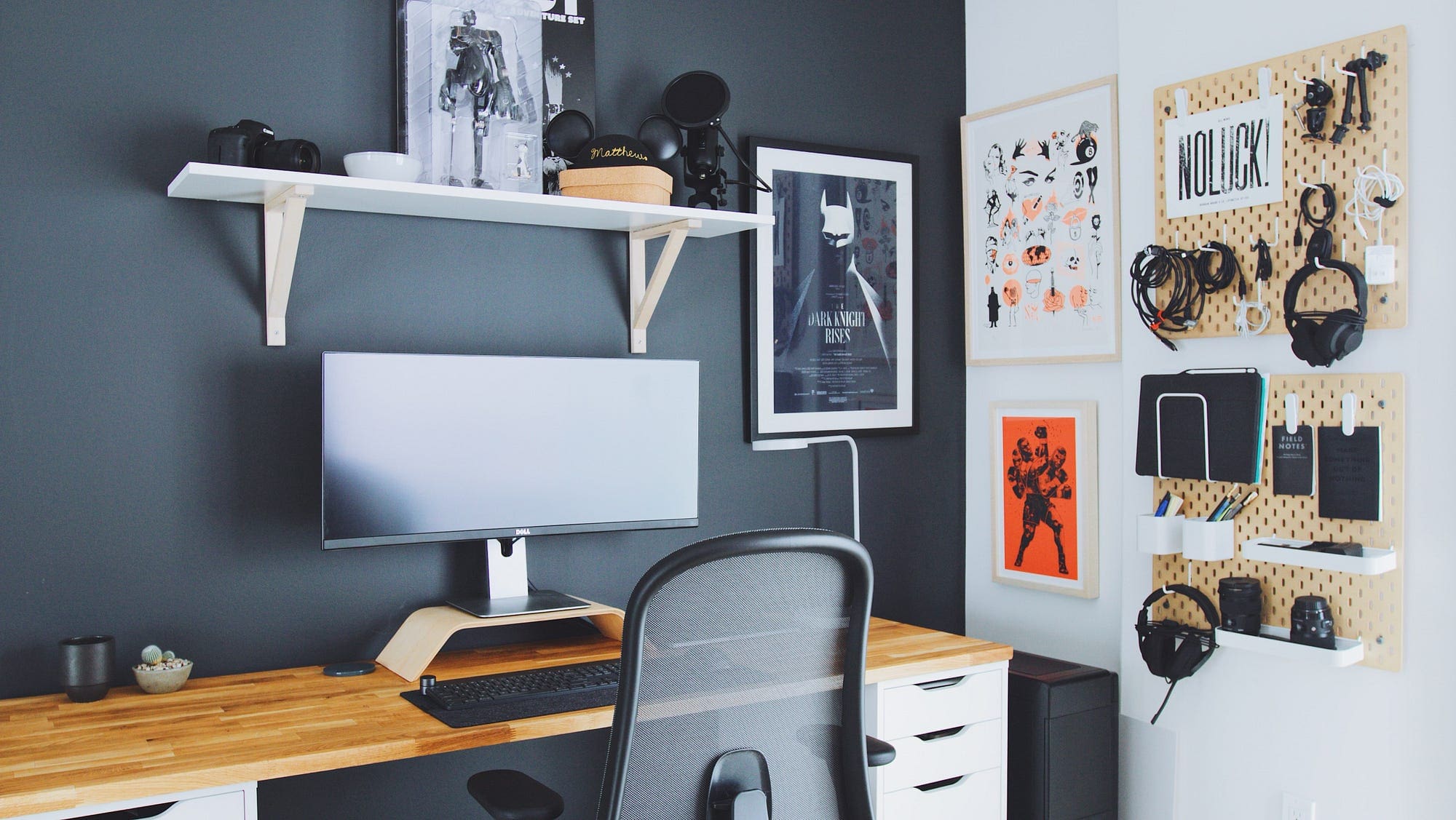 Organized workspace productivity