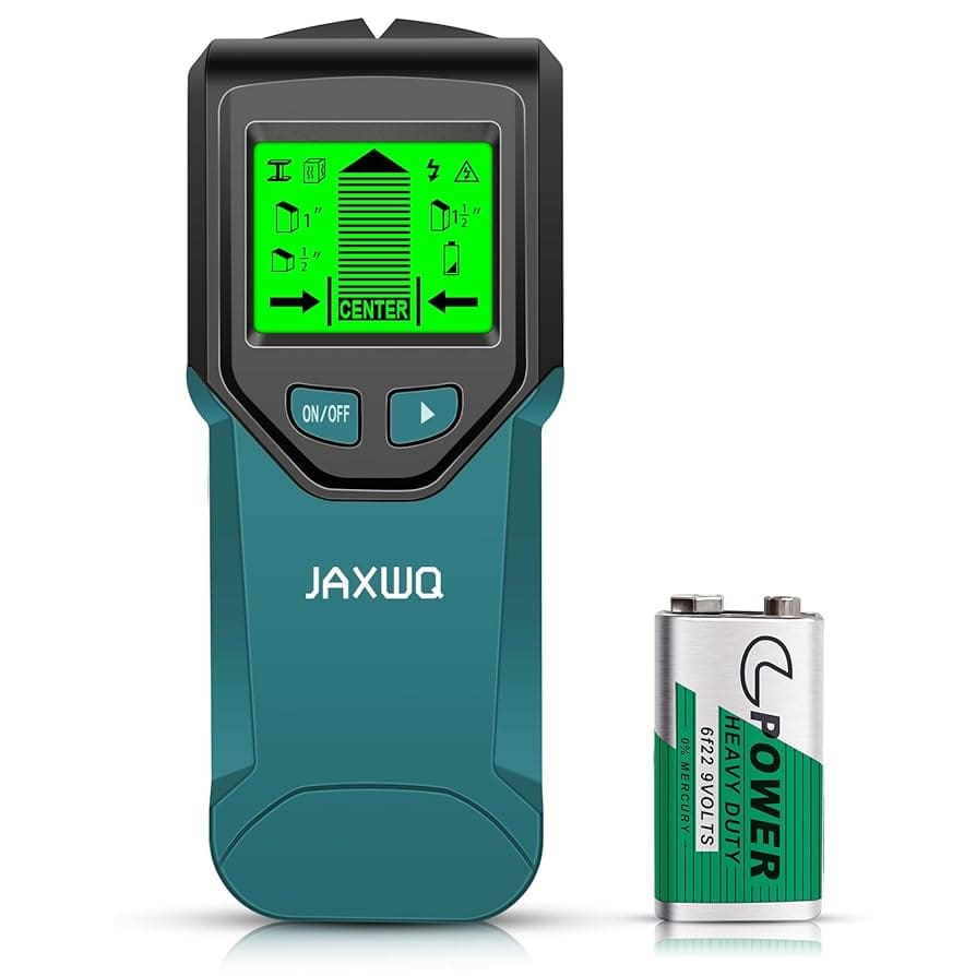 Stud Finder Wall Scanner - 5 in 1 Stud Finder Tool w/Intelligent Microprocessor Chip and HD LCD Display, Stud Detector Beam Finders for the Center and ...