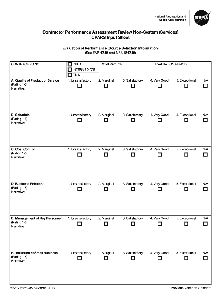 Template Contractor Evaluation Form - Fill Online, Printable ...
