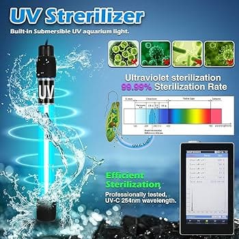 Hypool Aquarium U-V Filter Cold Plunge Tub Filter 600GPH for Large ...