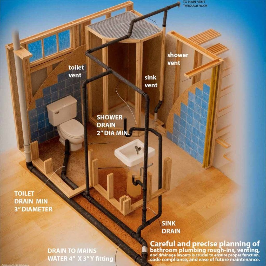Bathroom Plumbing and Design Integration