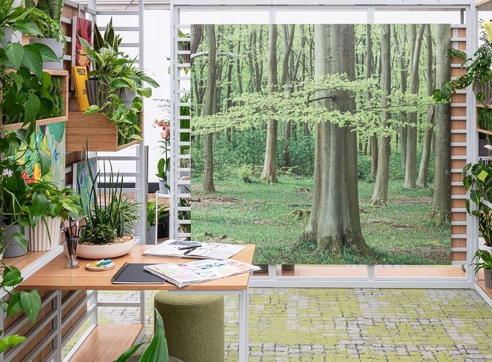 Biophilic wall art design