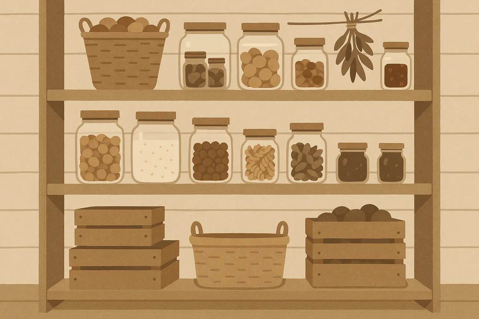 Farmhouse style pantry