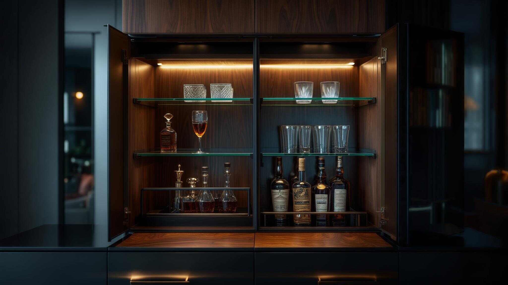 25 Bar Cabinet Ideas That Will Transform Your Home Into an Entertainment Paradise