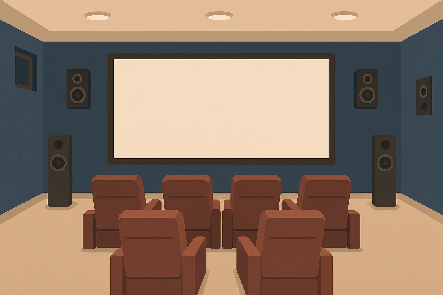 Ultimate basement home theater setup