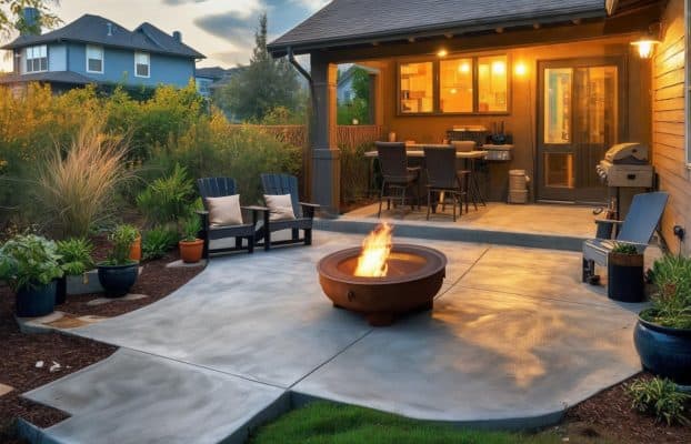 27 Budget-Friendly Concrete Patio Ideas That’ll Transform Your Backyard Without Breaking the Bank