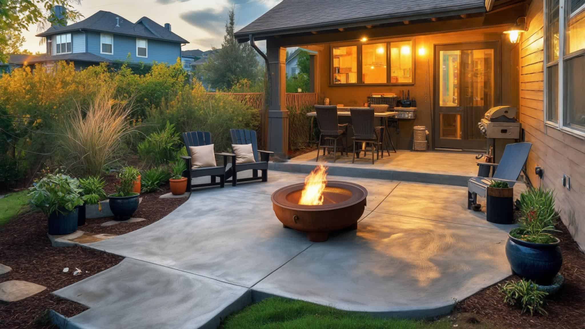 27 Budget-Friendly Concrete Patio Ideas That’ll Transform Your Backyard Without Breaking the Bank