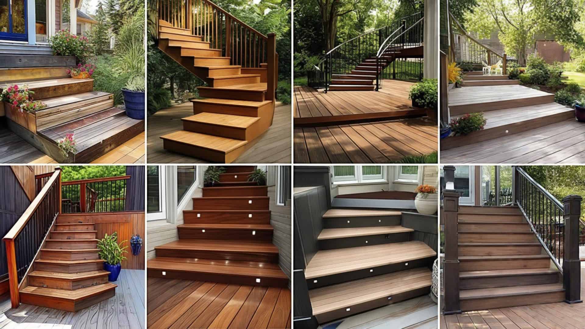 25 Deck Steps Ideas for Stunning Retreats | JiffyJunk