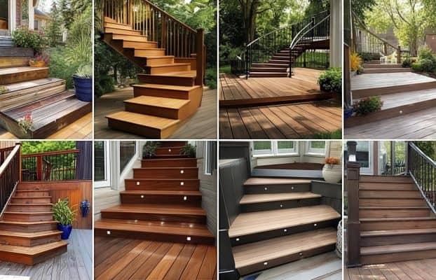 25 Deck Steps Ideas That Will Transform Your Outdoor Space Into a Stunning Retreat