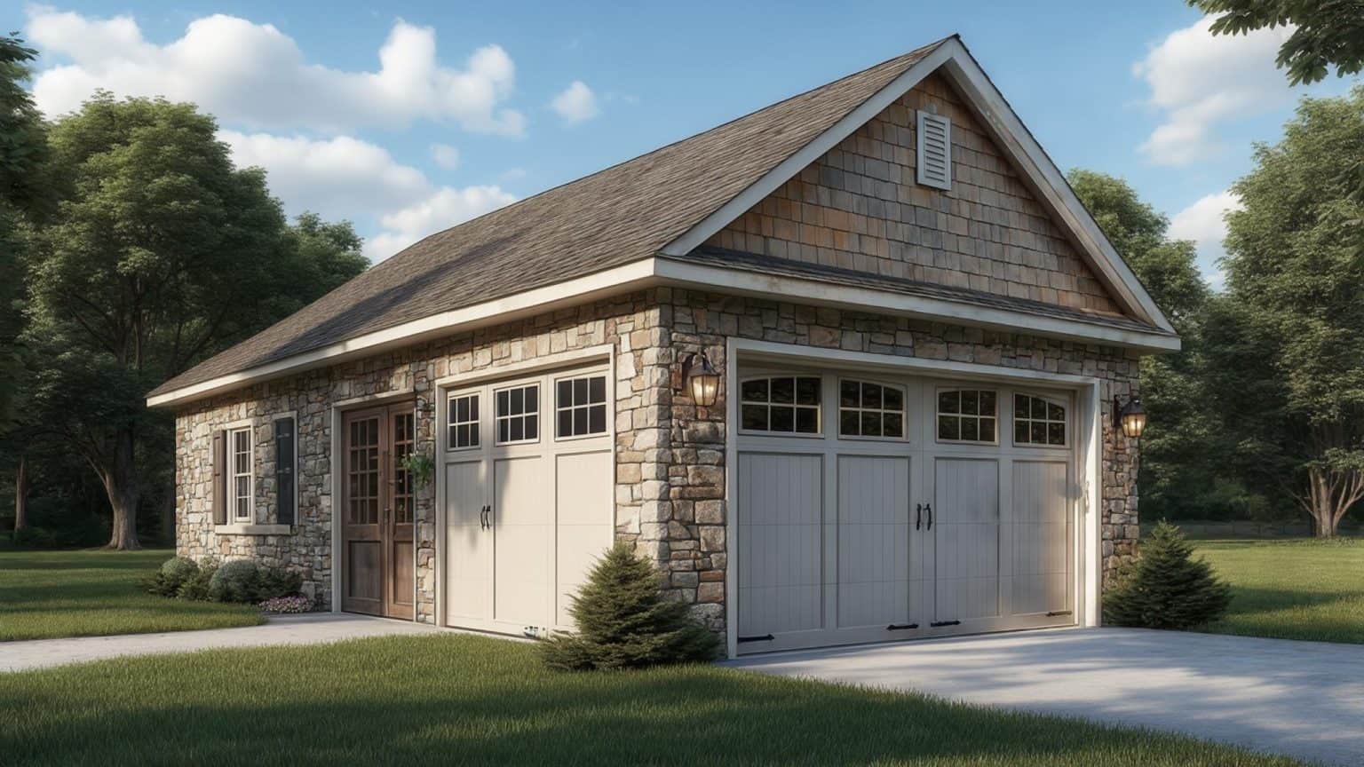 25 Detached Garage Ideas to Transform Your Property | JiffyJunk