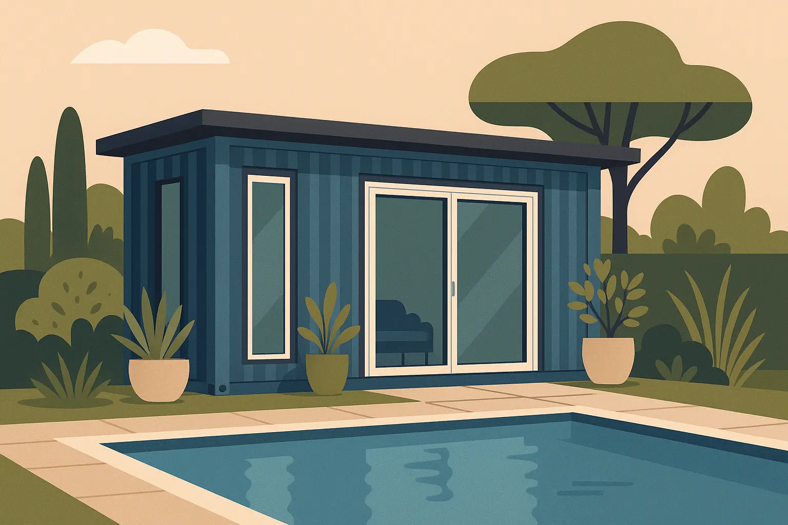 Unique and creative pool house concepts
