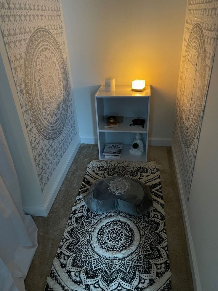 Walk In Closet Meditation Space