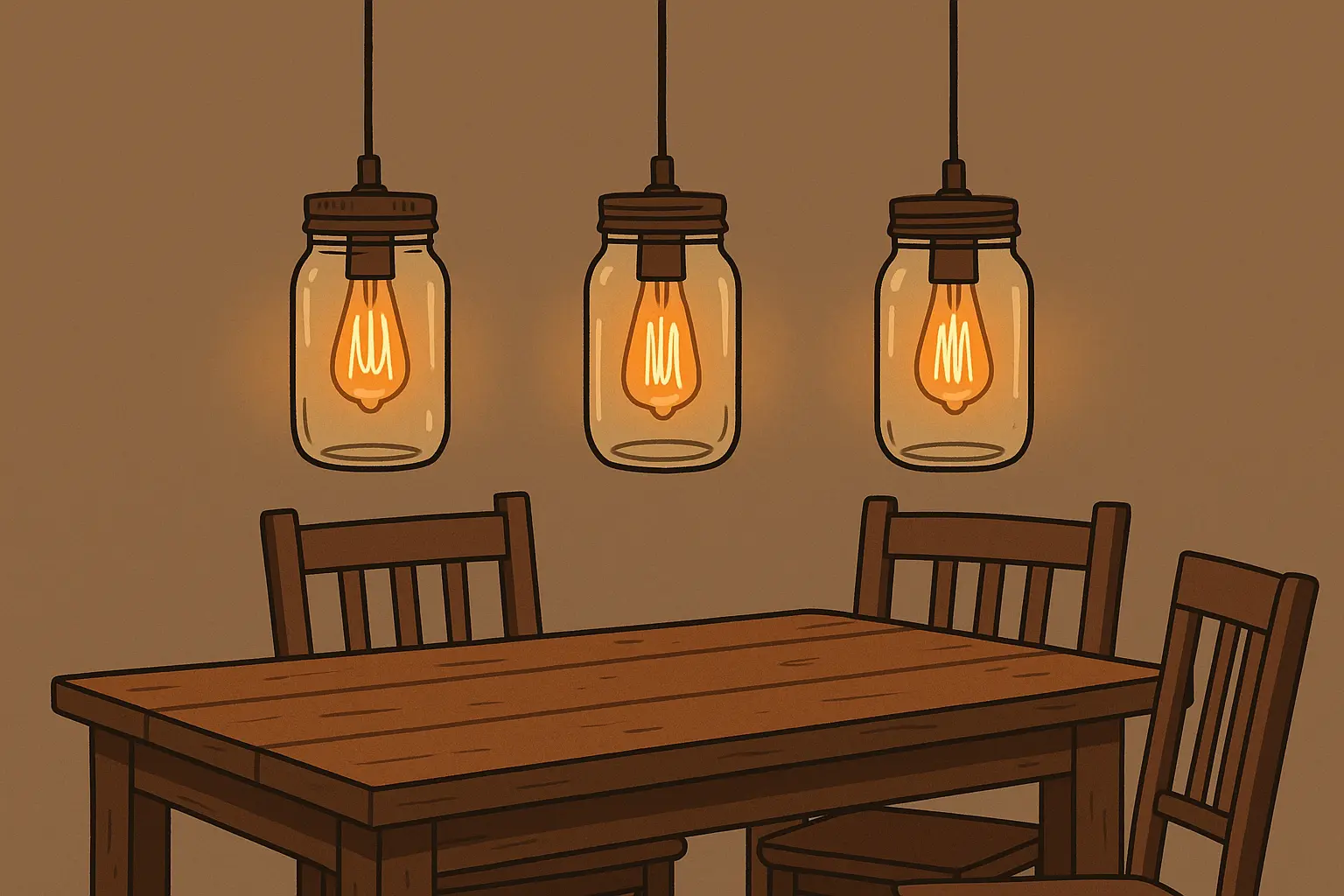 DIY budget-friendly pendant lighting