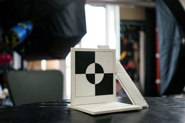DIY lens calibration tool