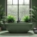 green bathroom ideas