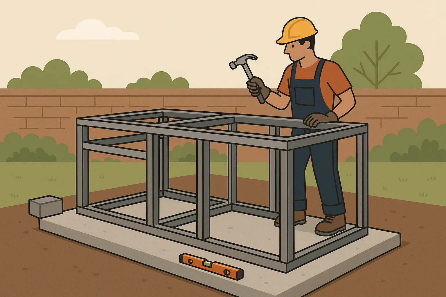 Real-world BBQ area implementation