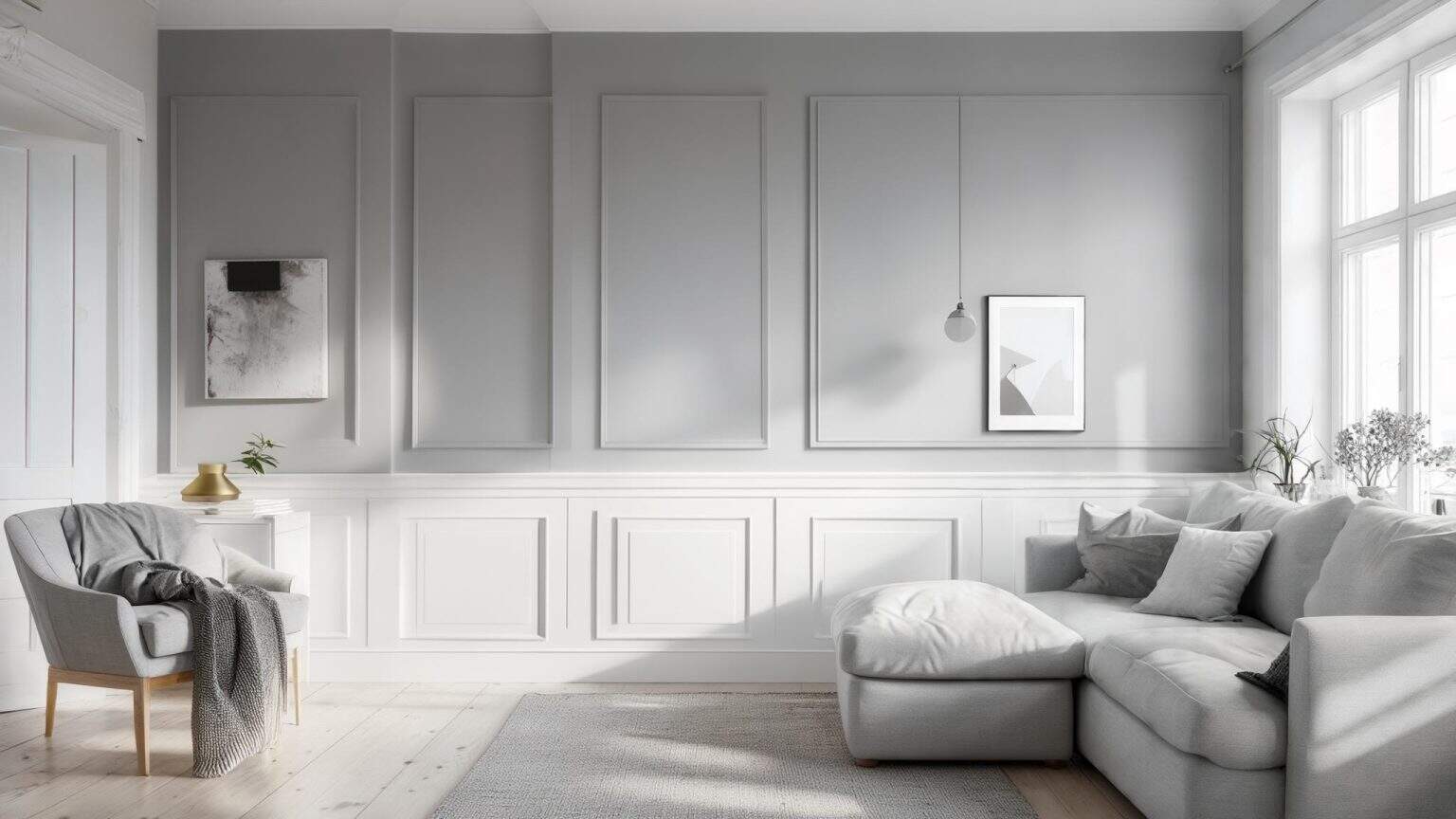 25 Half Wall Paneling Ideas | JiffyJunk