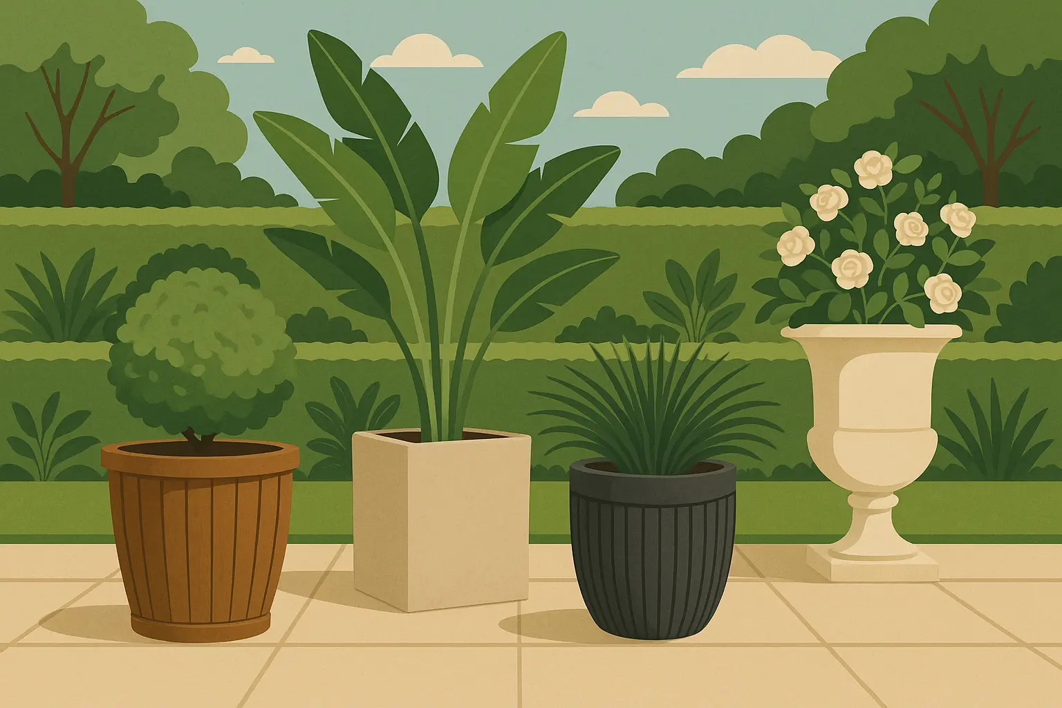 Premium materials and luxury planter designs