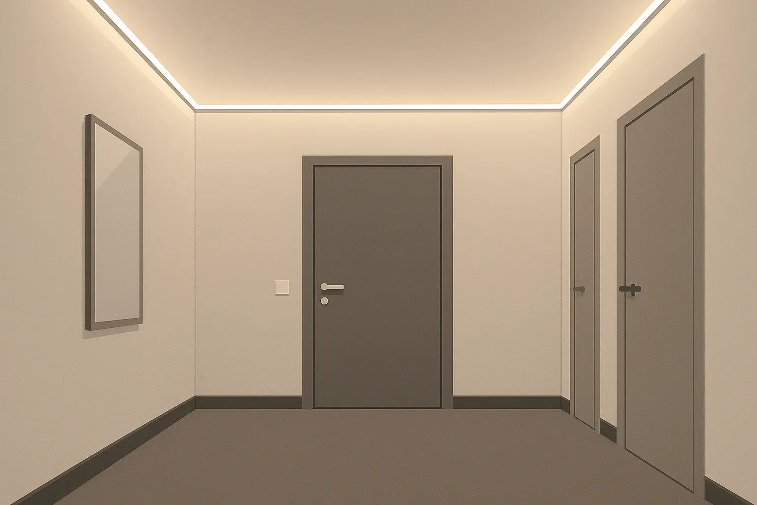 Linear LED strip lighting