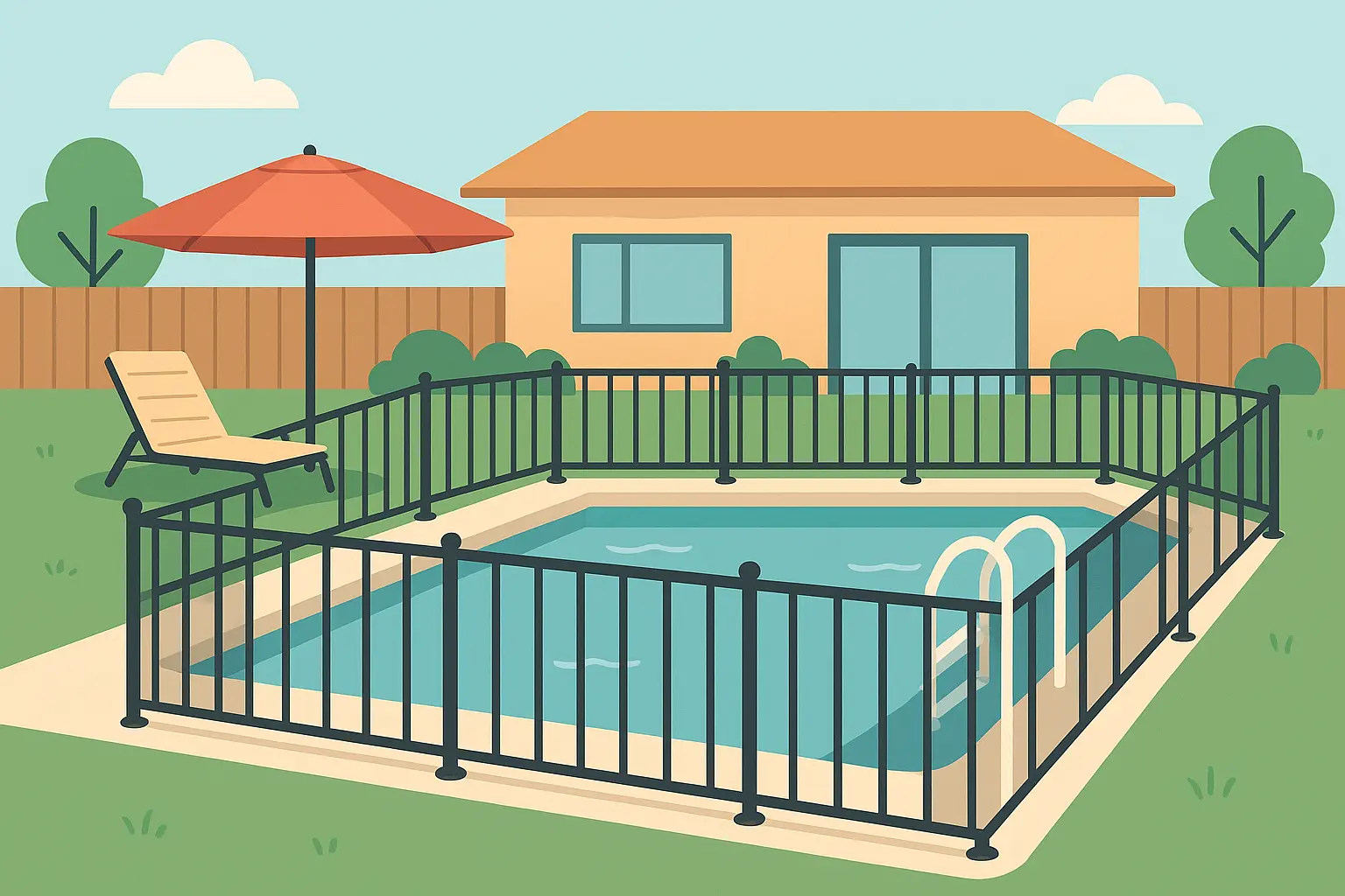 Pool fence design showcase