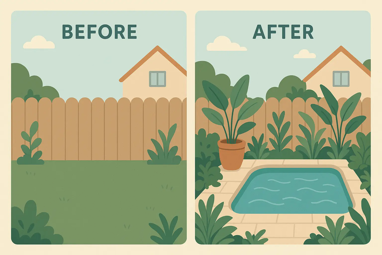 Small backyard pool transformation ideas
