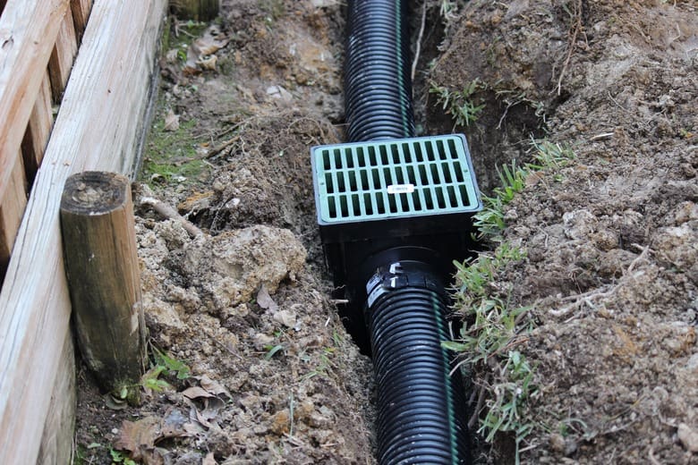 Drainage For An Outdoor Shower