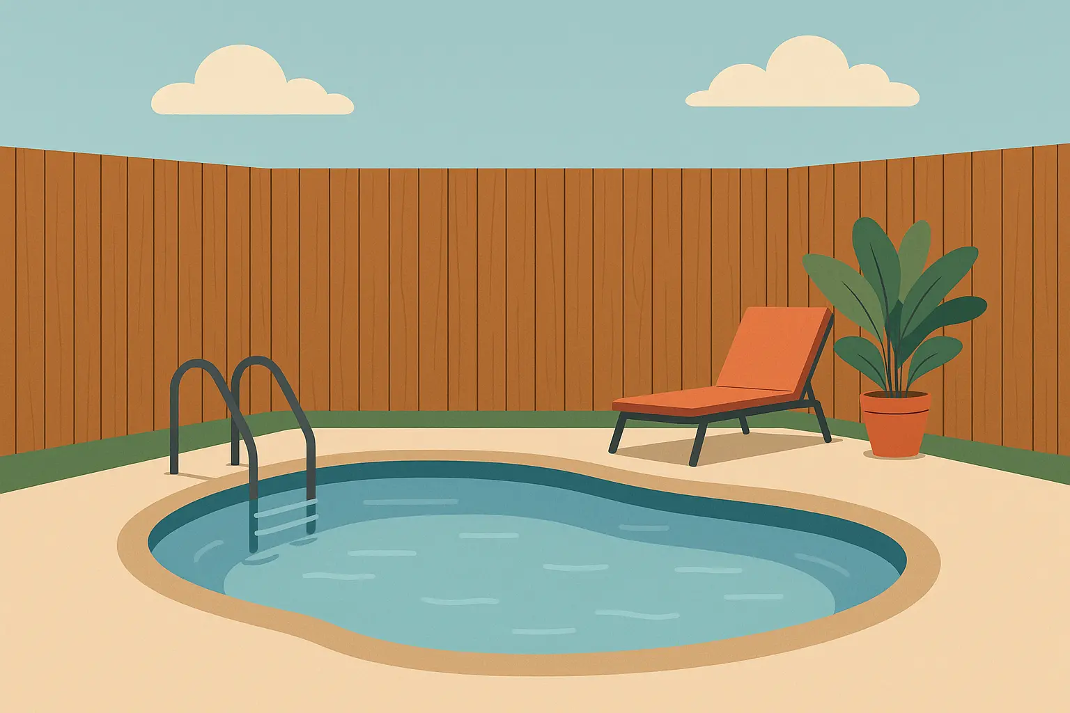 Privacy-focused pool fence options