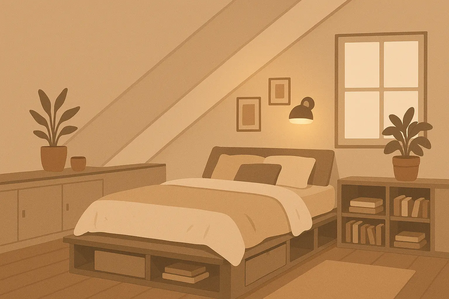 Bedroom loft transformation ideas