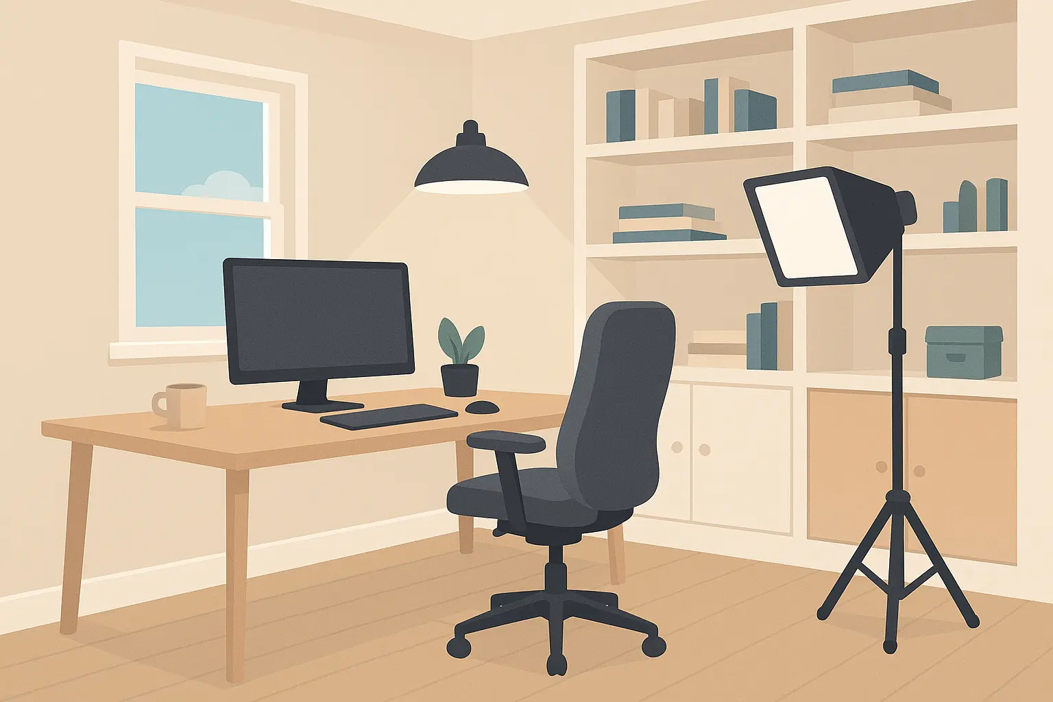 Dedicated home office room conversion