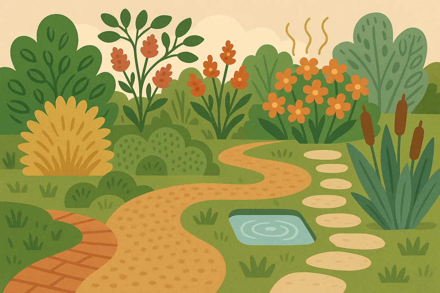 sensory garden design elements