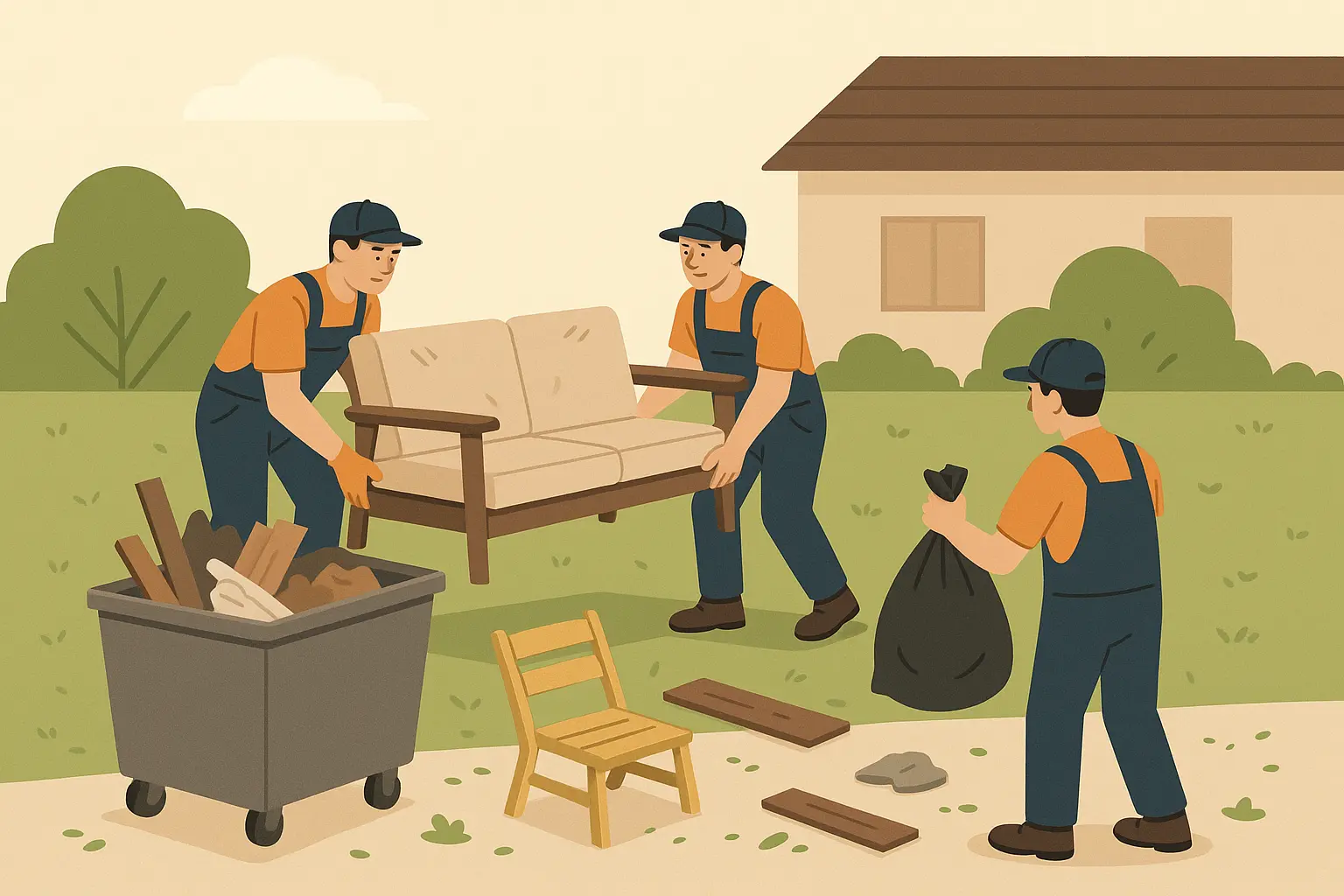 landscape cleanup preparation