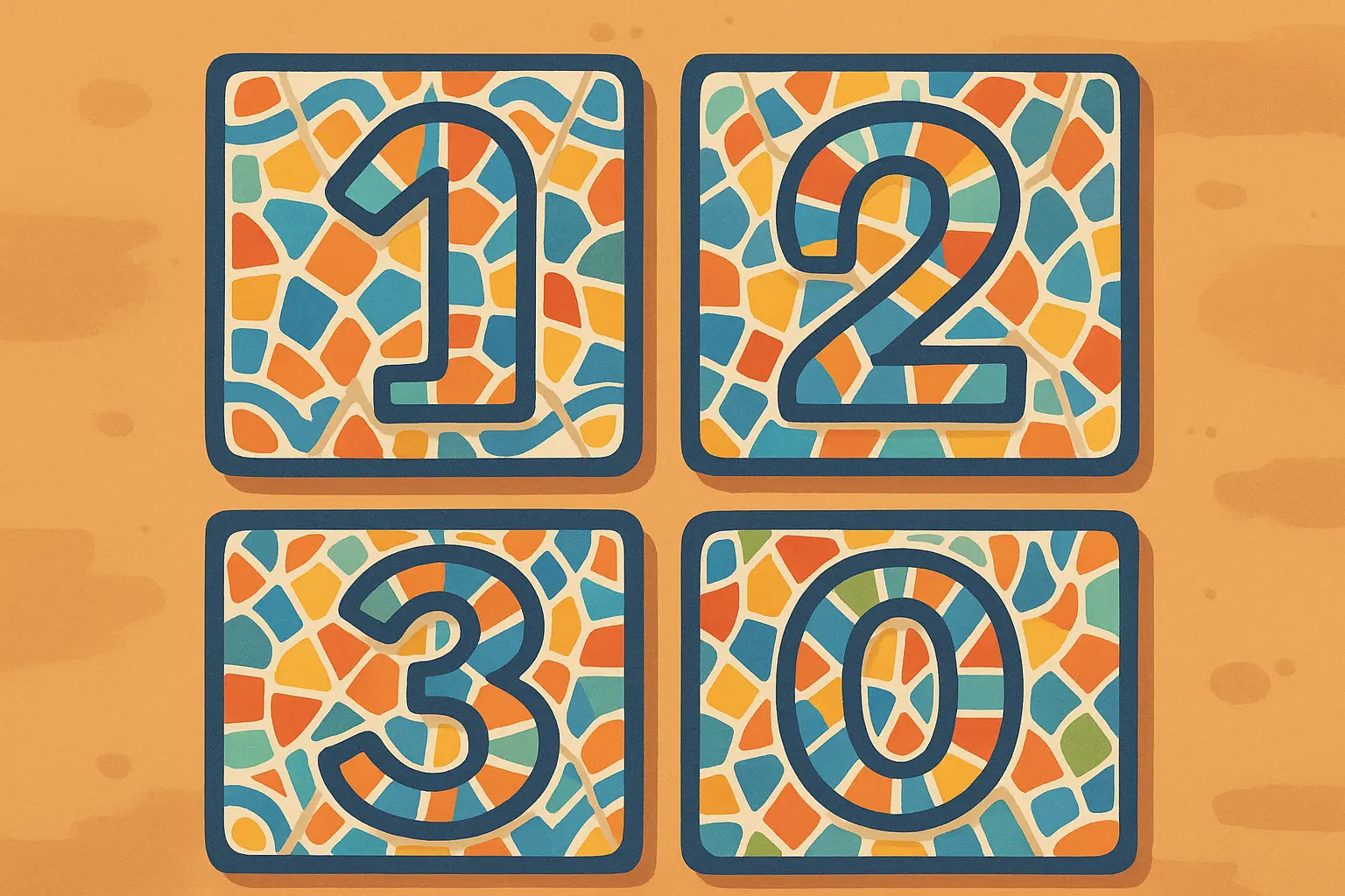 Creative artistic house number designs