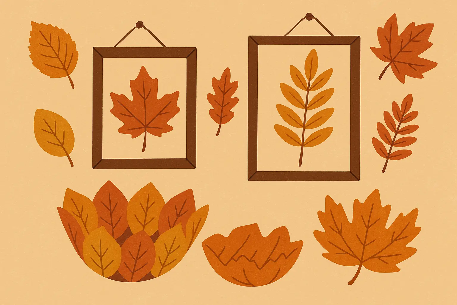 Leaf preservation displays