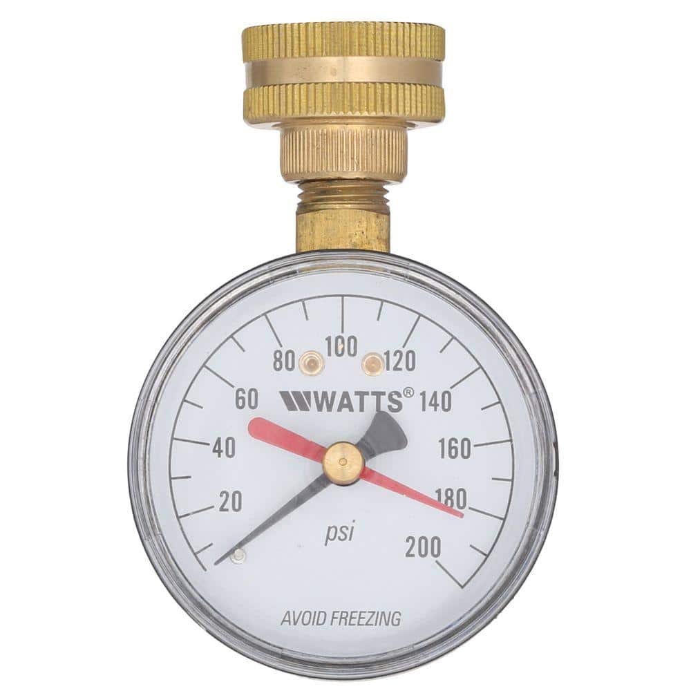 Water Pressure Test Gauge