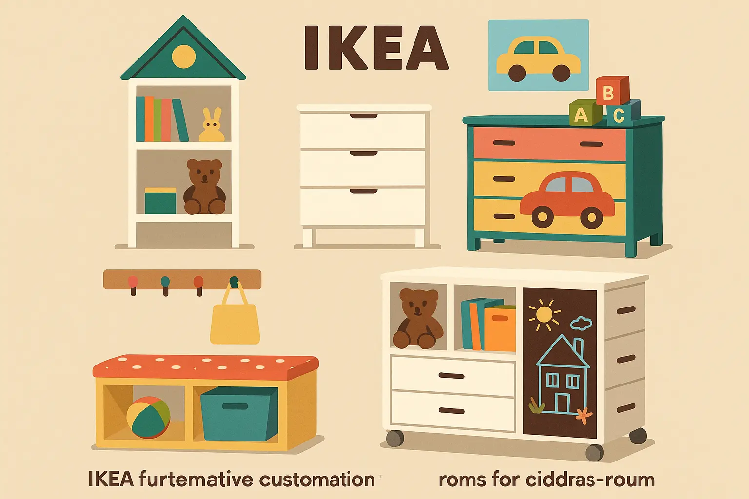 IKEA furniture hacks and budget solutions for kids rooms