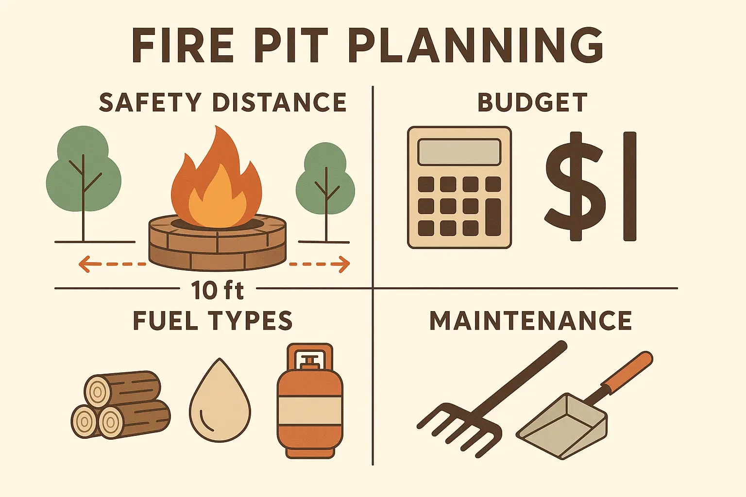 Essential fire pit planning considerations