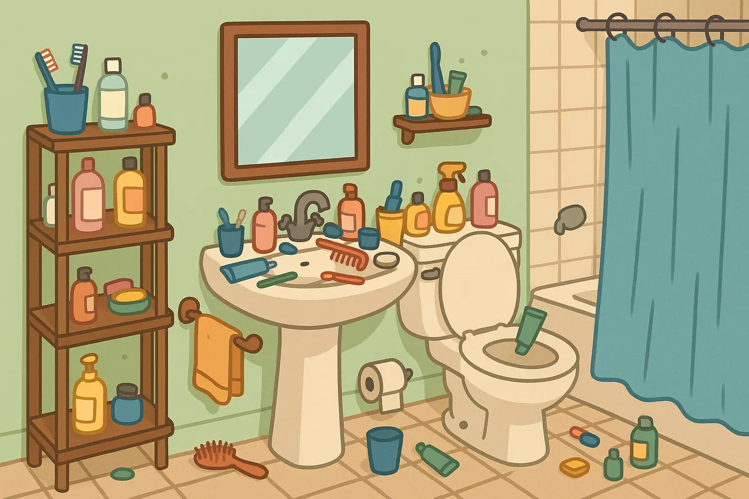 Small bathroom storage solutions