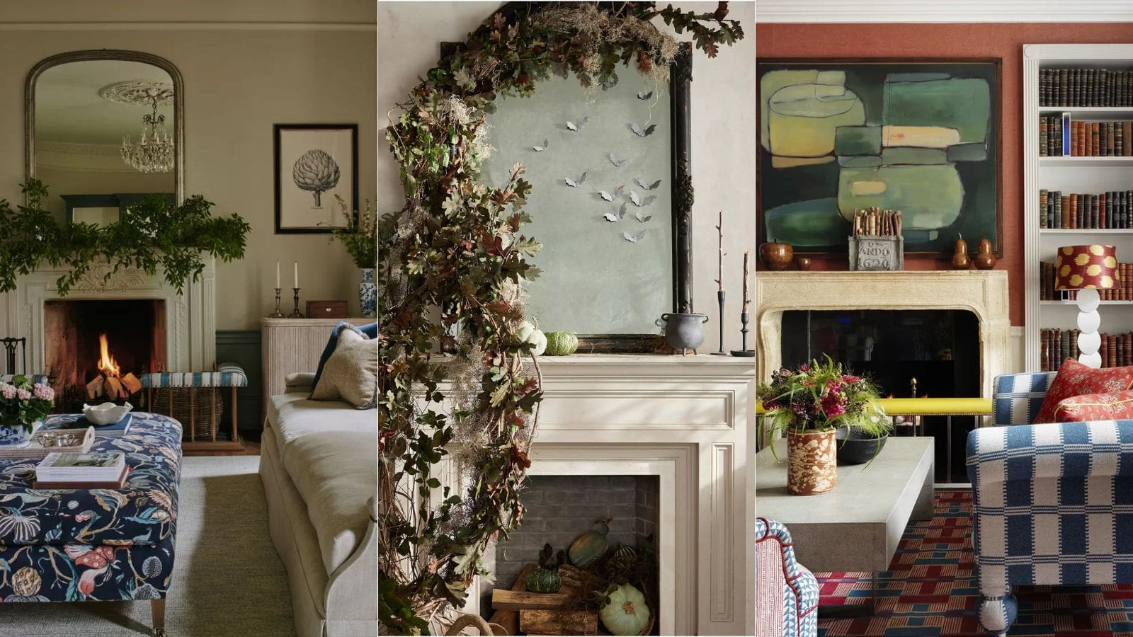 15 fall mantel ideas stylish seasonal display