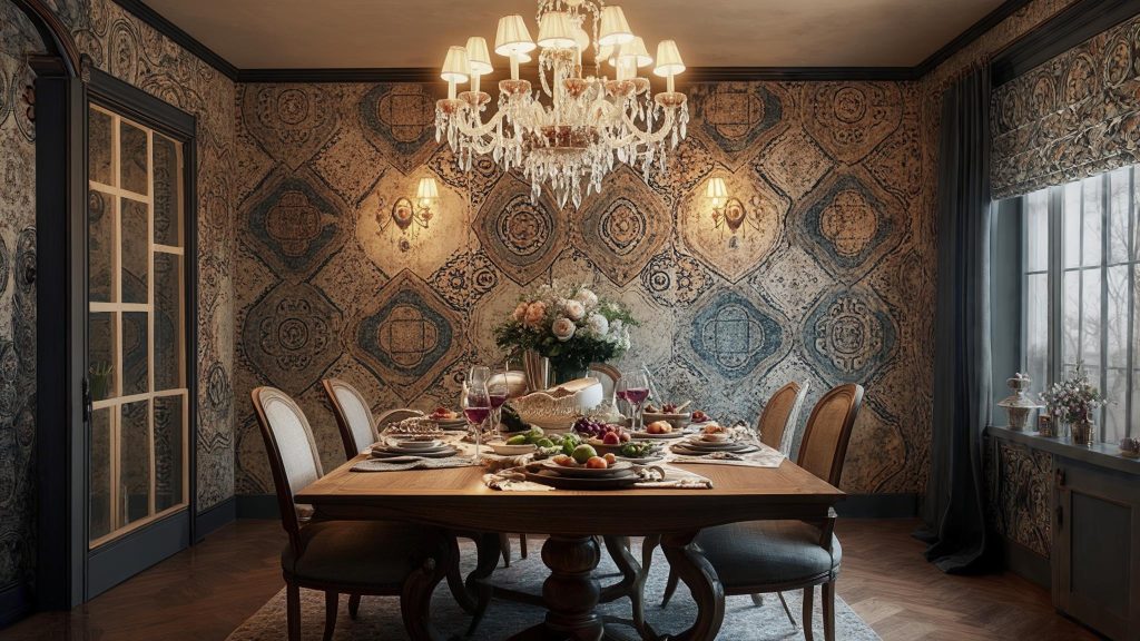 25 Stunning Dining Room Wallpaper Ideas That Will Transform Your Space