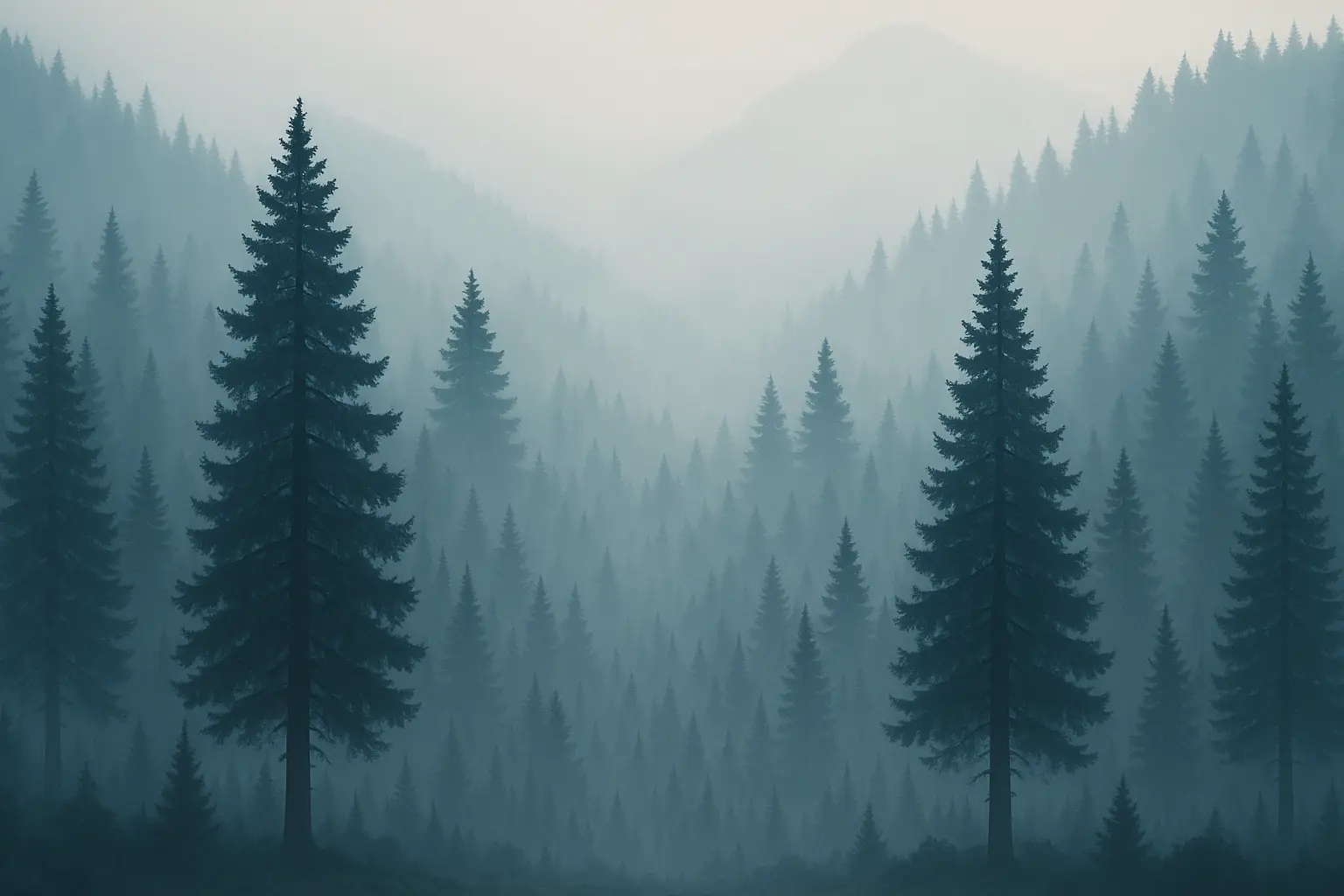 Photographic landscape wallpaper with scenic vista