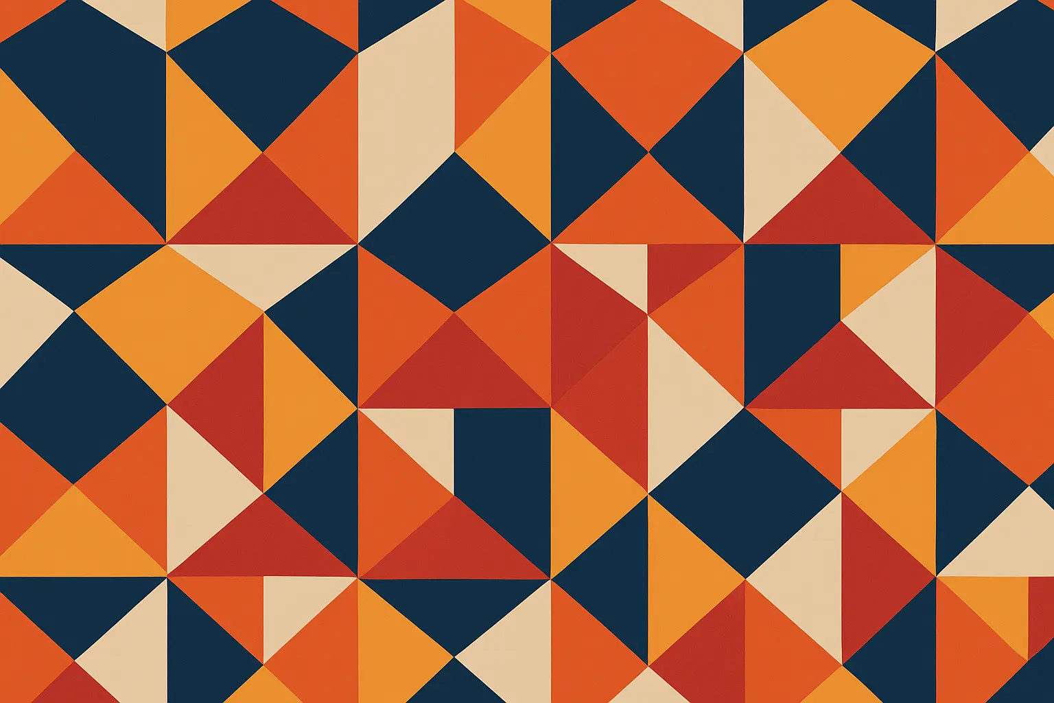 Geometric wallpaper patterns
