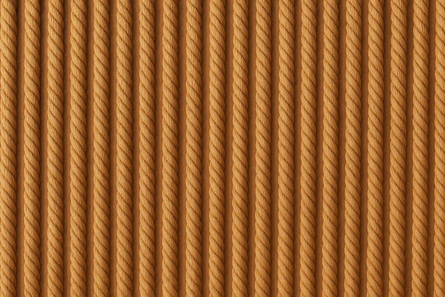 Rope and twine texture wall application