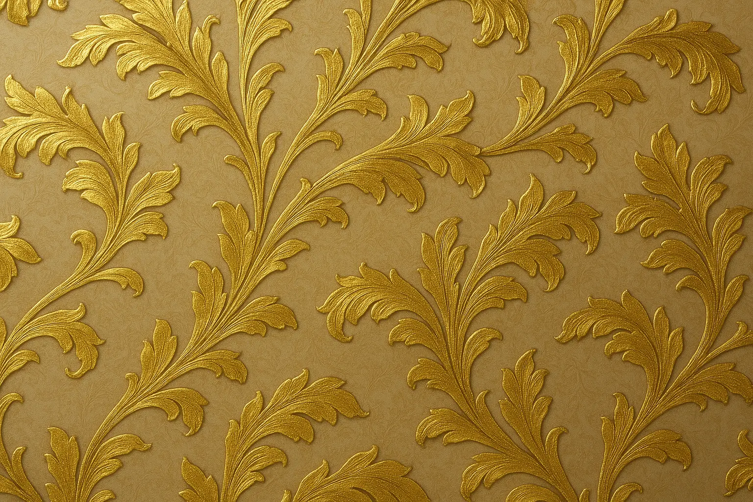 Luxury hand-painted wallpaper mural
