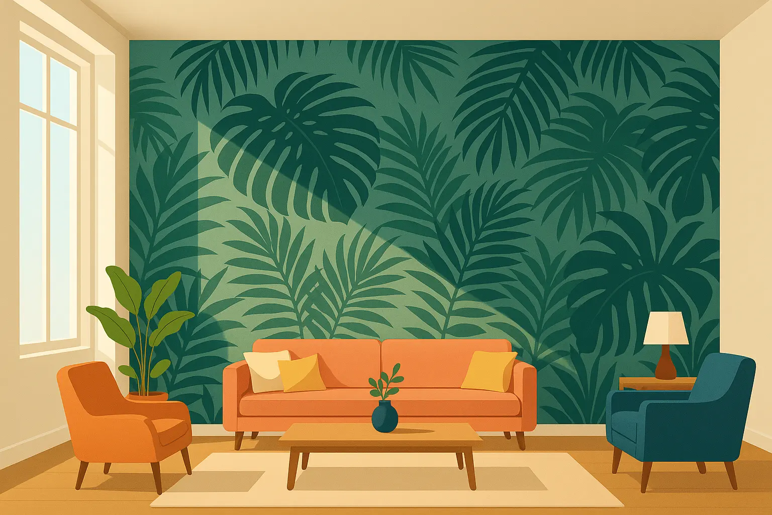 Bold statement wall options